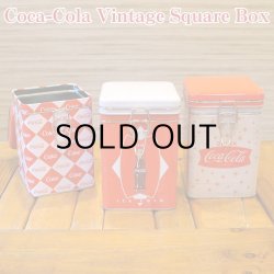 画像1: Coca-Cola Tin Box,Vintage  Square Lock