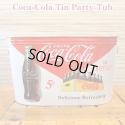 画像1: Coca-Cola Tin Party Tub