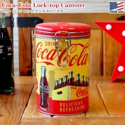 画像1: Coca-Cola Lock-top Canister