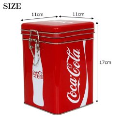 画像2: Coca-Cola Square Lock Top Canister