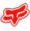 画像1: FOX RACING　Fox Head Sticker4"（Red）　【メール便OK】 (1)