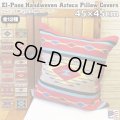 Elpaso SaddleBlanket Handwoven Azteca Pillow Covers【全12種】