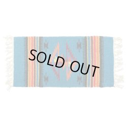 画像3: El-Paso SADDLEBLANKET Handwoven Wool Chimayo Style Mats 10"×20" (C)