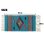 画像2: El-Paso SADDLEBLANKET Handwoven Wool Chimayo Style Mats 10"×20" (G) (2)