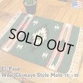 El-Paso SADDLEBLANKET Handwoven Wool Chimayo Style Mats (E)