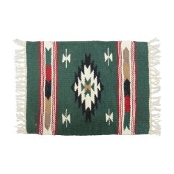 画像3: El-Paso SADDLEBLANKET Handwoven Wool Chimayo Style Mats (E)