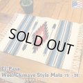 El-Paso SADDLEBLANKET Handwoven Wool Chimayo Style Mats (H)