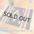 El-Paso SADDLEBLANKET Handwoven Wool Chimayo Style Mats (I)