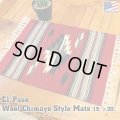 El-Paso SADDLEBLANKET Handwoven Wool Chimayo Style Mats (L)