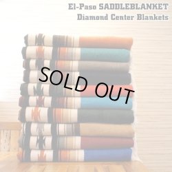 画像1: ELPASO SADDLEBLANKET Diamond Center Blankets【全10色】