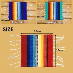 画像3: Elpaso Serape Coasters【全8色】