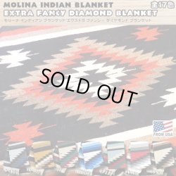 画像1: Molina Indian Blanket Extra Fancy Diamond Blanket【全17色】