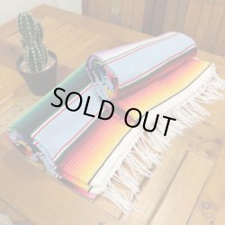 画像2: MOLINA Large Serape (Light Blue)