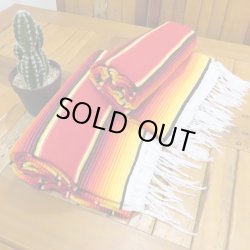 画像3: MOLINA Tow Color Serape (Red Yellow)