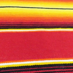 画像4: MOLINA Tow Color Serape (Red Yellow)