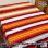 画像1: MOLINA Tow Color Serape (White Orange) (1)