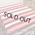 MOLINA Tow Color Serape (White Salmon Burgundy)