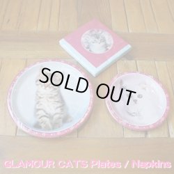 画像1: GLAMOUR CATS PLATE/NAPKIN【全3種】