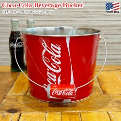 画像1: Coca-Cola Large Beverage Bucket With Coke Can Handle
