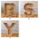 画像3: Alphabet Letter Shaped Wooden Bank【全7種】 (3)