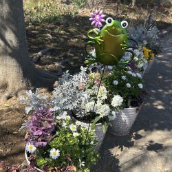 画像5: Frog Garden Stake【全2種】