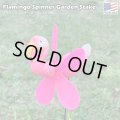 Flamingo Spinner Garden Stake