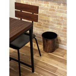 画像6: Plastic Waste Basket プラスチック製 木目調 ゴミ箱【全2種】