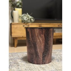 画像7: Plastic Waste Basket プラスチック製 木目調 ゴミ箱【全2種】