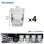 画像2: SKULL SHOT GLASS SET 1.7oz 4pc (2)