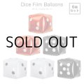 Dice Film Balloons 6piece