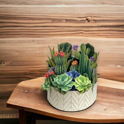 画像14: Fresh-cut Paper POP-UP Flower Bouquet