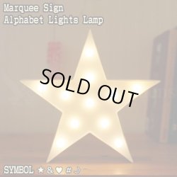 画像1: Marquee Sign Symbol Lights Lamp【全10種】