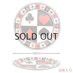 画像2: Casino Paper Plate S Size