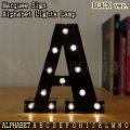 Black Marquee Sign Alphabet Lights Lamp