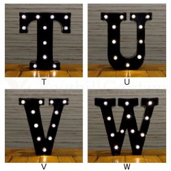 画像7: Black Marquee Sign Alphabet Lights Lamp