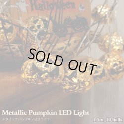 画像1: Metallic Pumpkin LED Light【1.5ｍ・10球】