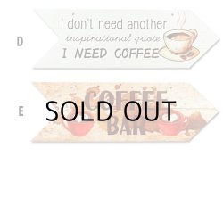 画像3: Coffee Wooden Arrow Signs【全5種】