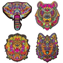 画像4: Hidden Shapes Animal Puzzle【全4種】