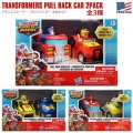 トランスフォーマー プルバックカー 2台セット 【全3種】HASBRO TRANSFORMERS PULL BACK CAR 2PACK