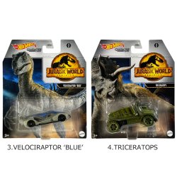 画像3: Hot Wheels Character Cars Jurassic World 【全4種】