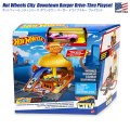 Hot Wheels City Downtown Burger Drive-Thru Playset