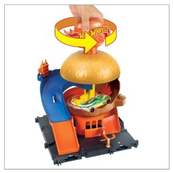 画像3: Hot Wheels City Downtown Burger Drive-Thru Playset