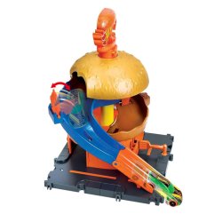 画像4: Hot Wheels City Downtown Burger Drive-Thru Playset