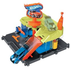 画像4: Hot Wheels City Downtown Express Car Wash Playset