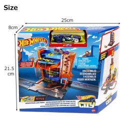 画像6: Hot Wheels City Downtown Car Park Playset