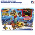 Hot Wheels Monster Trucks Arena Smashers Car Jump Challenge