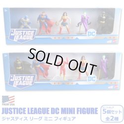 画像1: JUSTICE LEAGUE DC 5PC MINI FIGURES【全2種】