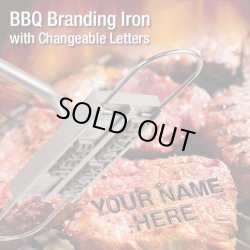 画像1: BBQ Branding Iron with Changeable Letters