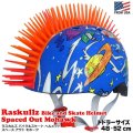 RASKULLZ Bike And Skate Helmet Spaced Out Mohawk