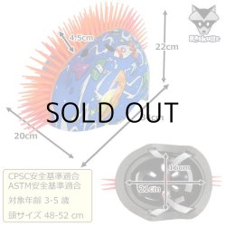 画像2: RASKULLZ Bike And Skate Helmet Spaced Out Mohawk